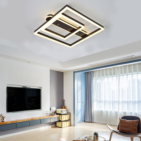  客厅 卧室 吸顶灯 北欧吸顶灯 88009咖啡色